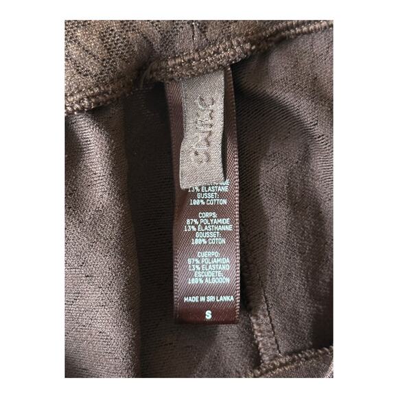 Skims Signature pants logo foil print mesh stretch full length leggings Small S - Picture 6 of 7